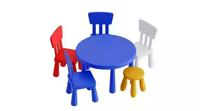 Ikea Mammut BLENDER 3D Model Cycles