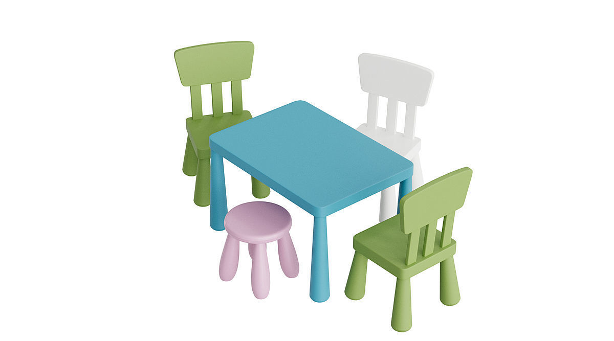 Ikea Mammut 2 BLENDER 3D Model Cycles 3D model_5