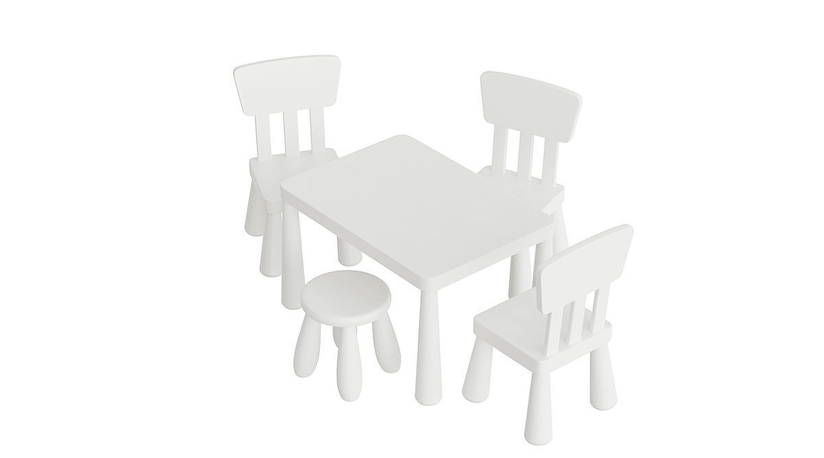 Ikea Mammut 2 BLENDER 3D Model Cycles 3D model_3