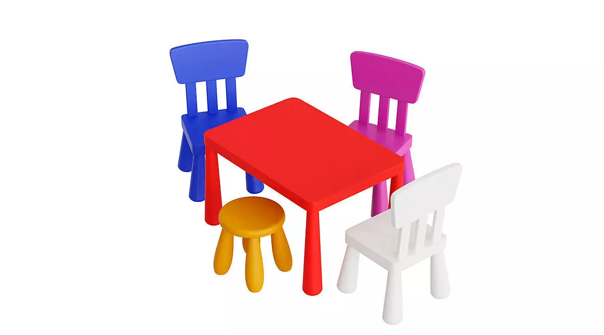 Ikea Mammut 2 BLENDER 3D Model Cycles 3D model_0