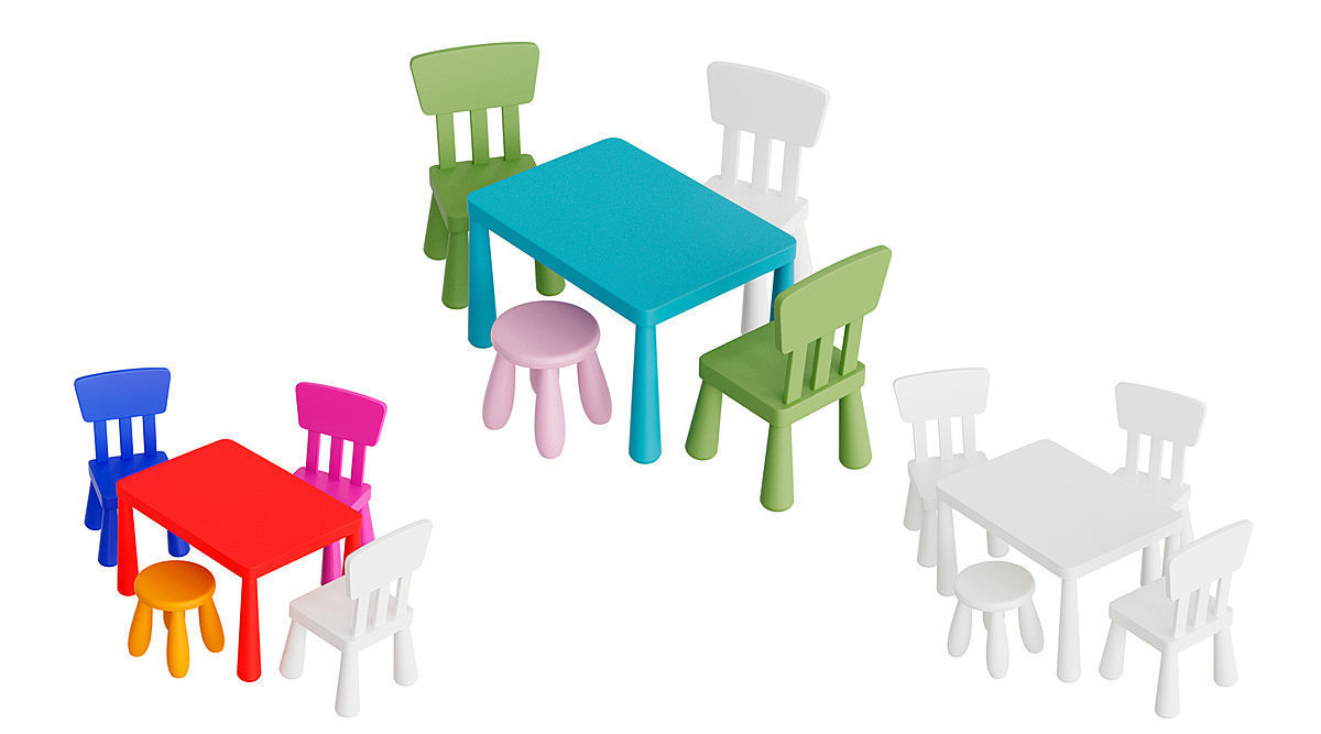 Ikea Mammut 2 BLENDER 3D Model Cycles 3D model_2