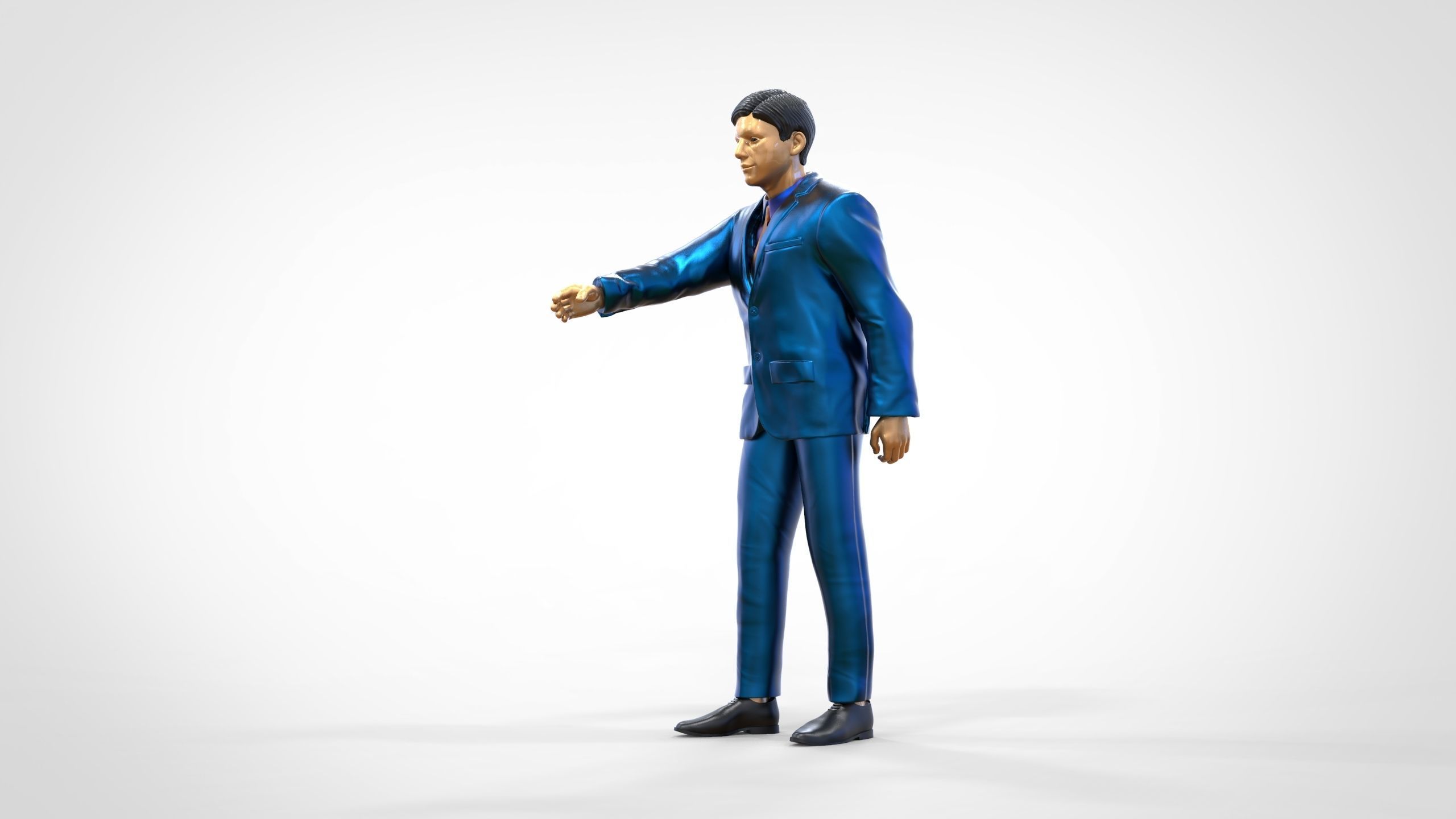 N1 Deal Person with suit 3D print model_30