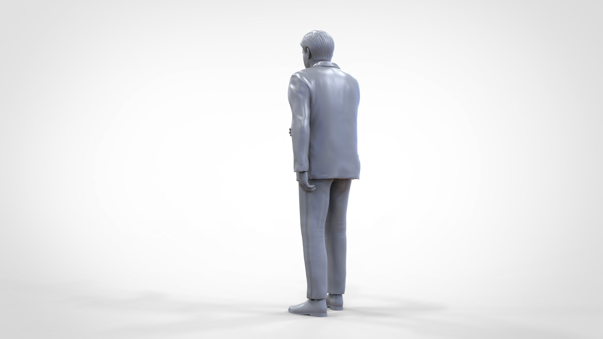 N1 Deal Person with suit 3D print model_22
