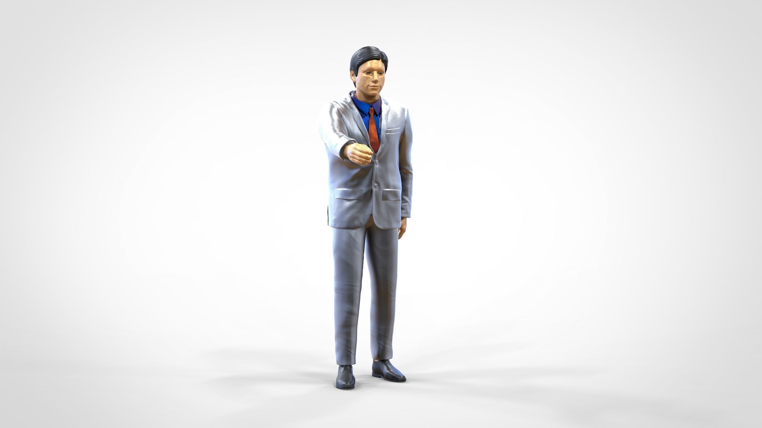 N1 Deal Person with suit 3D print model_15