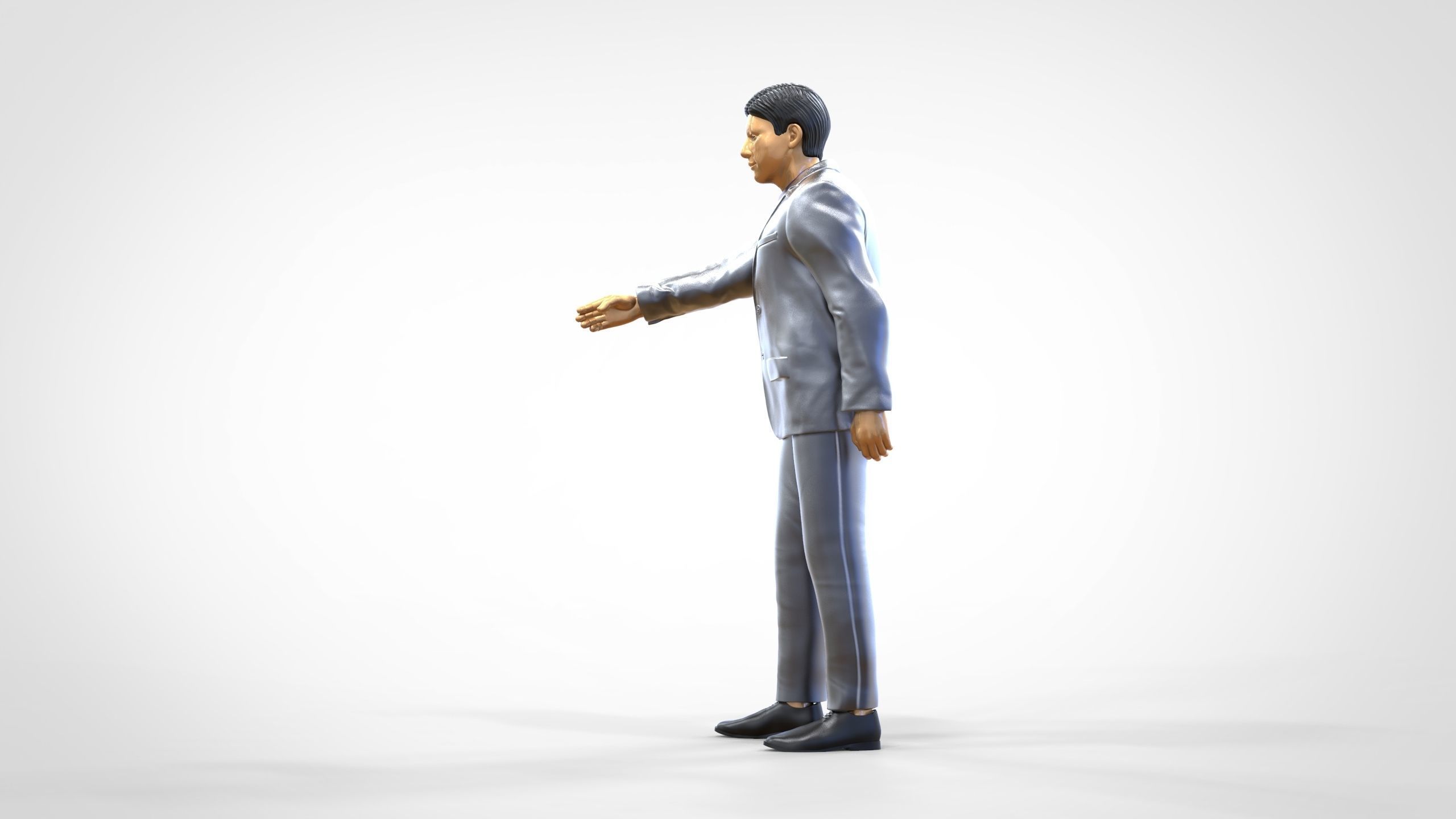 N1 Deal Person with suit 3D print model_9