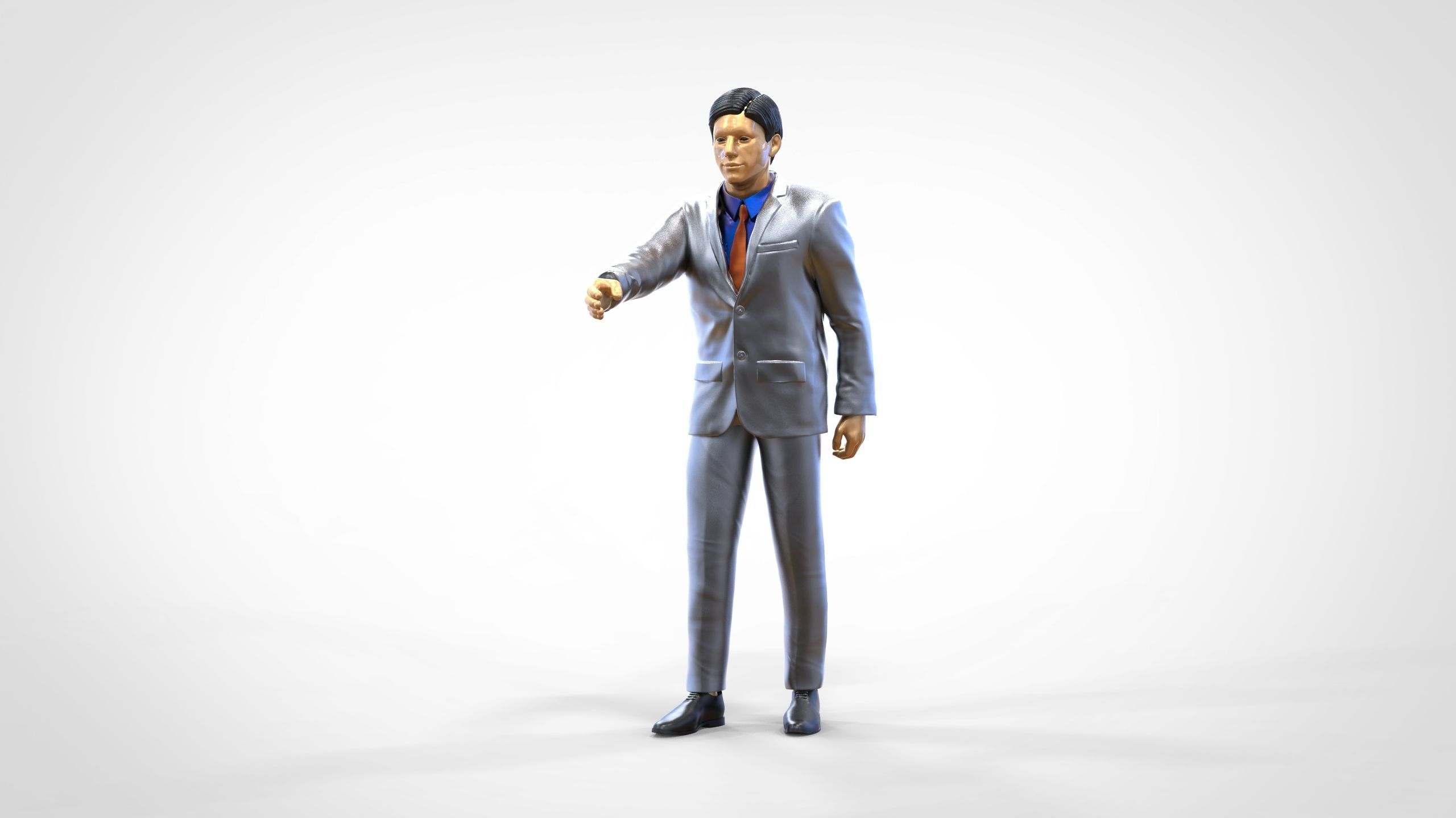 N1 Deal Person with suit 3D print model_13