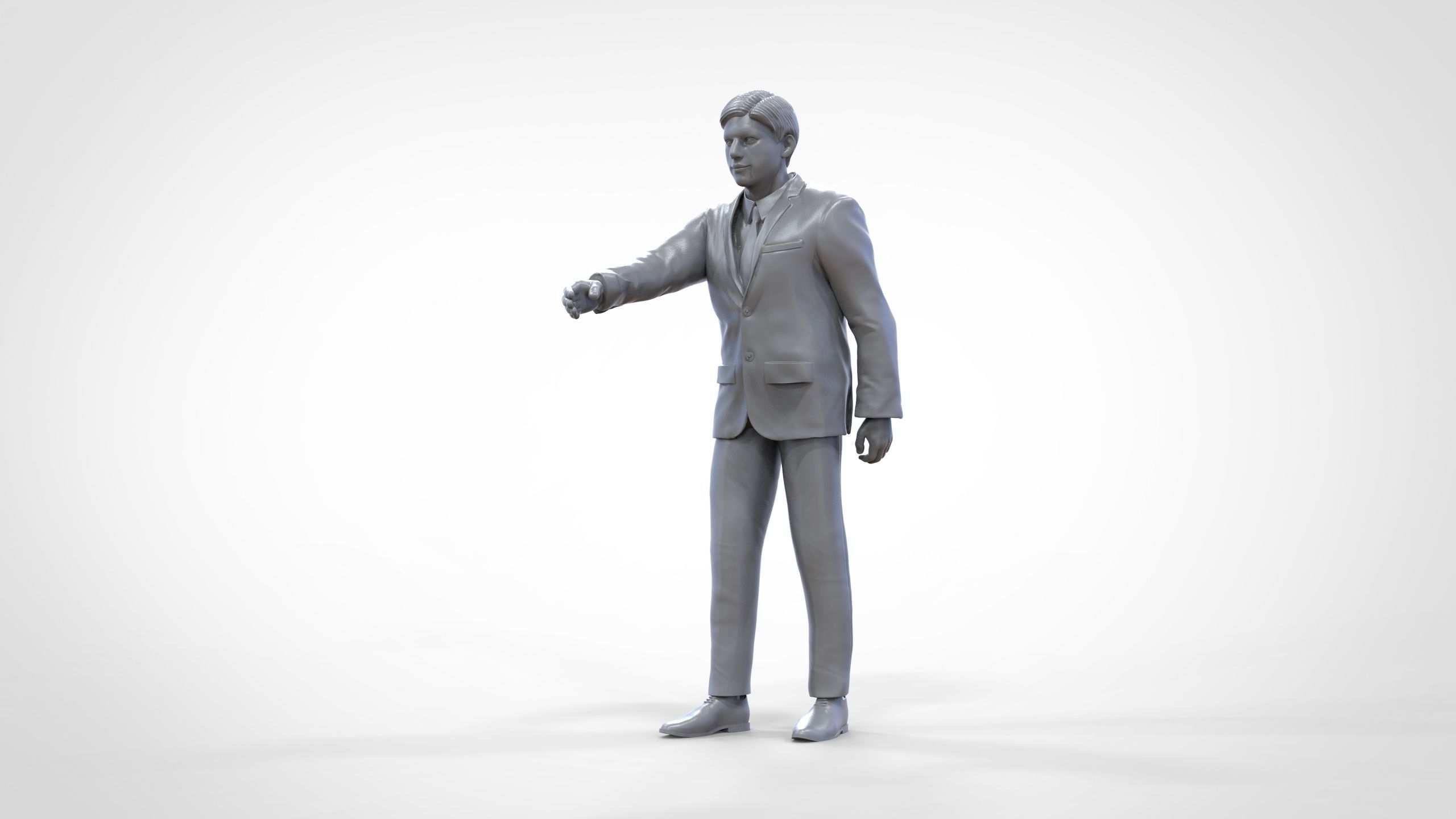 N1 Deal Person with suit 3D print model_26