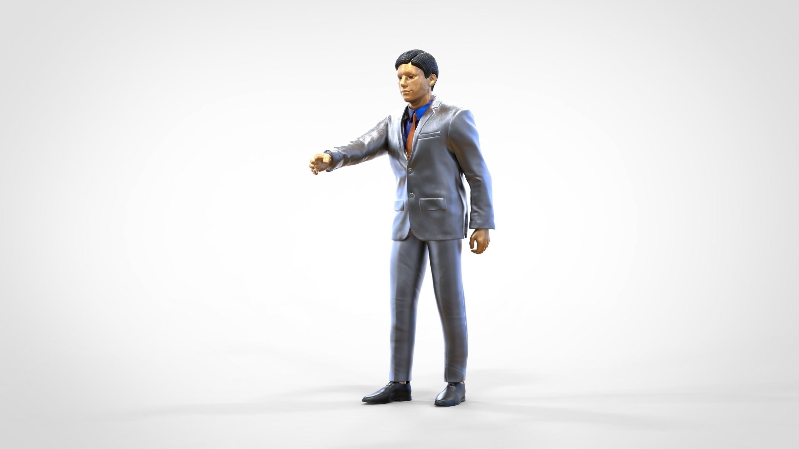 N1 Deal Person with suit 3D print model_16