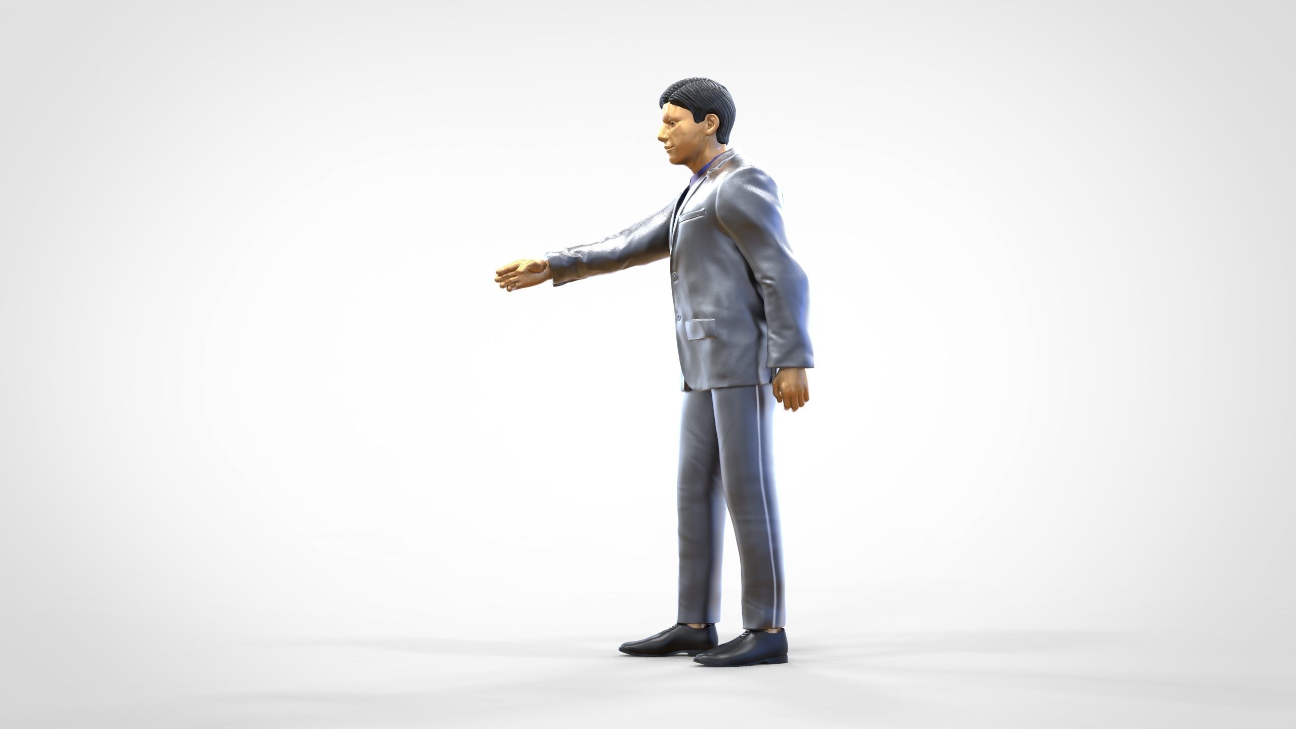 N1 Deal Person with suit 3D print model_11