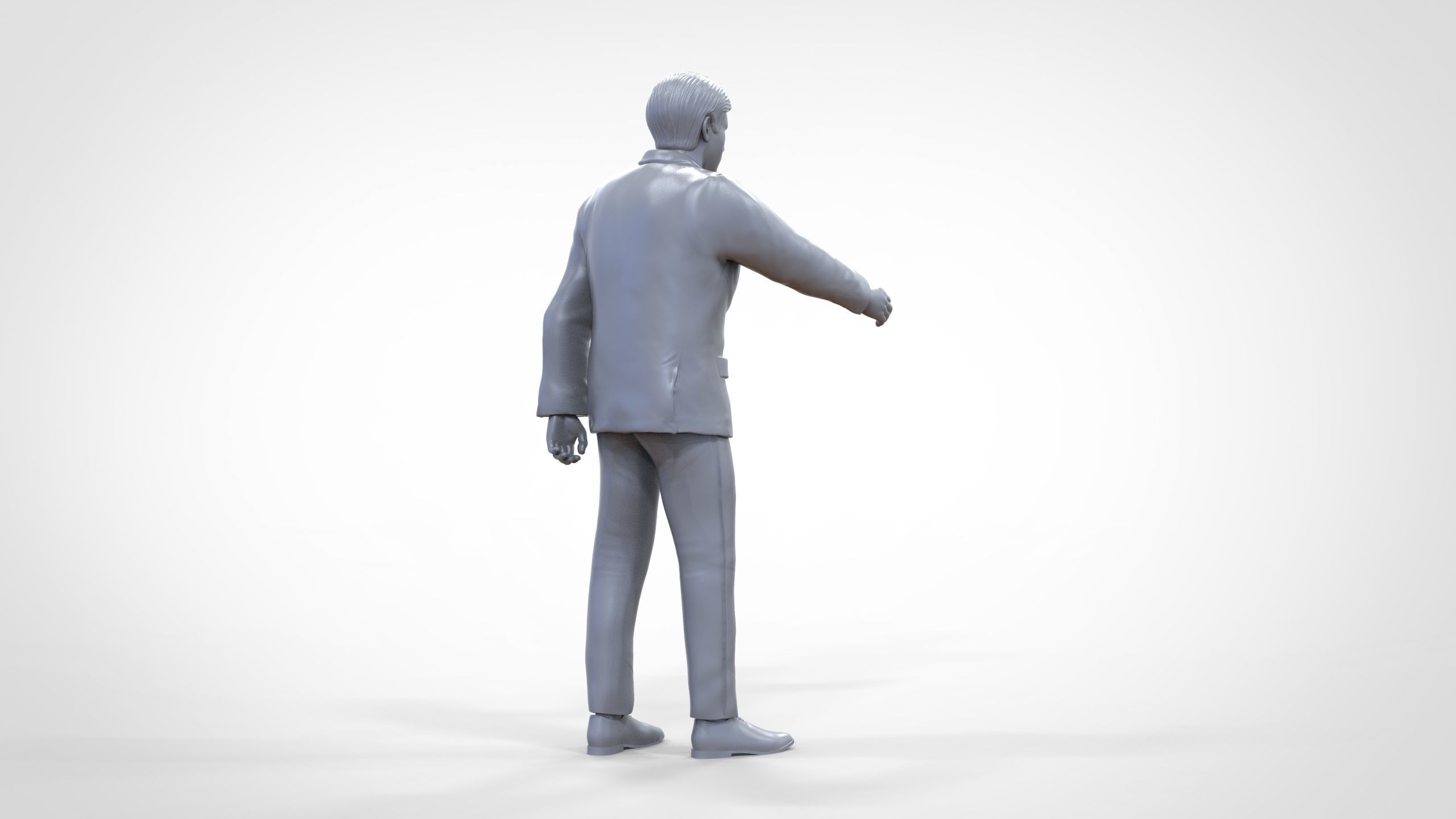 N1 Deal Person with suit 3D print model_21