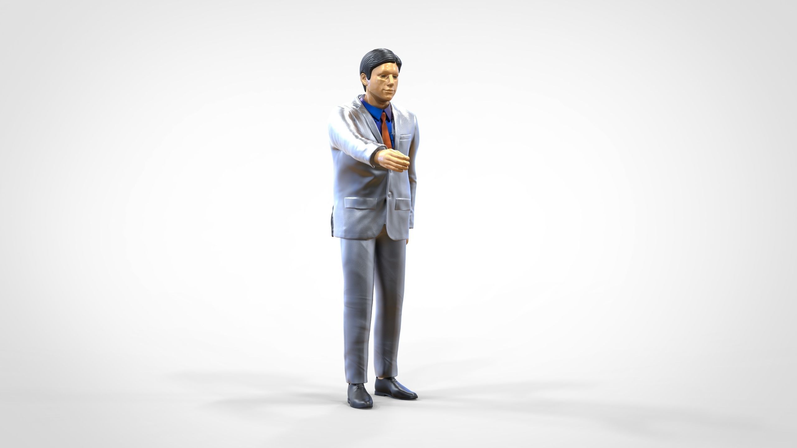N1 Deal Person with suit 3D print model_18