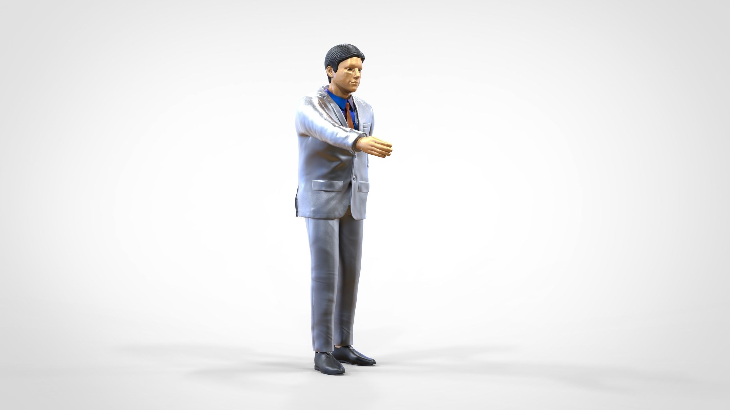 N1 Deal Person with suit 3D print model_17