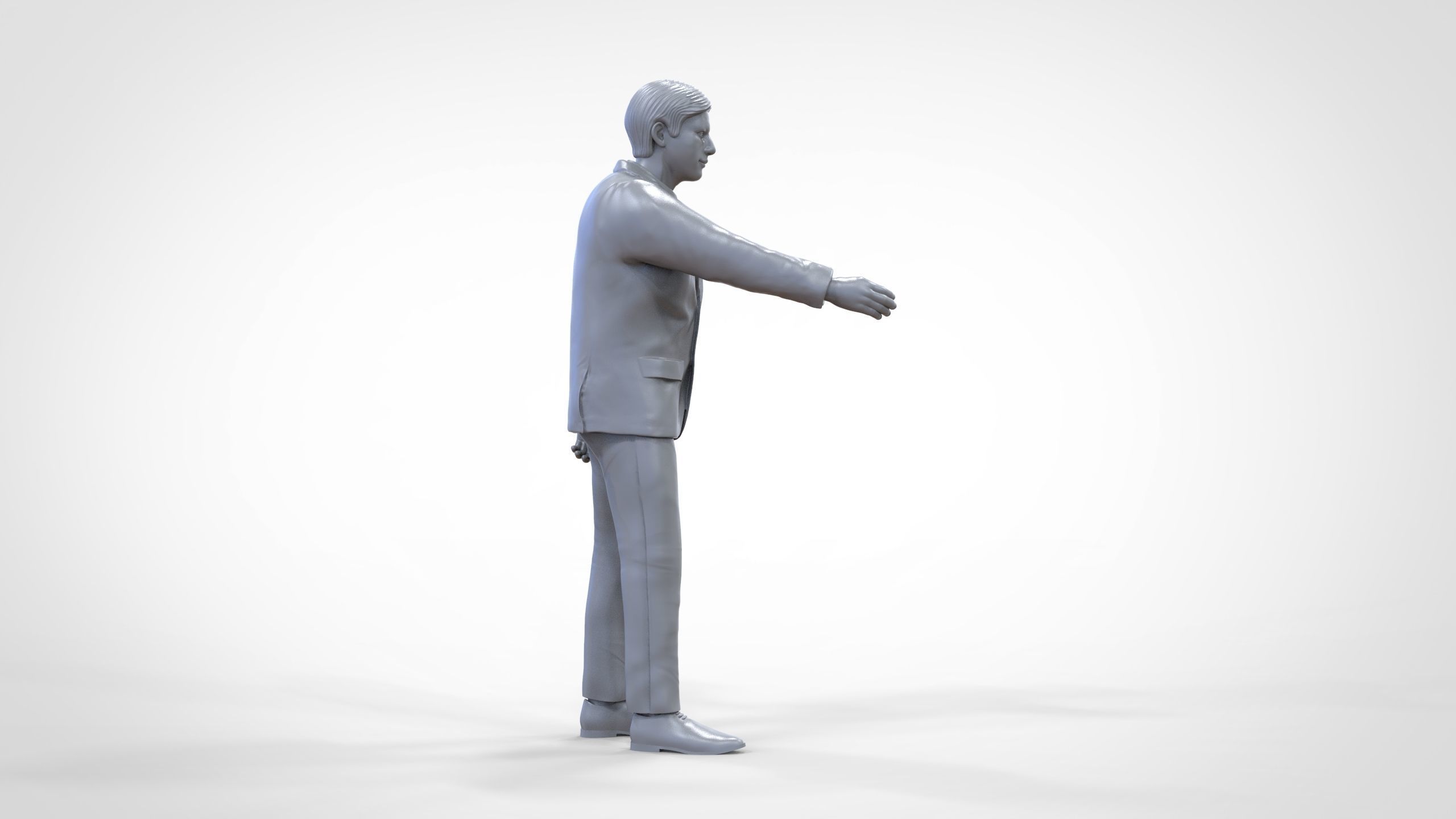 N1 Deal Person with suit 3D print model_20