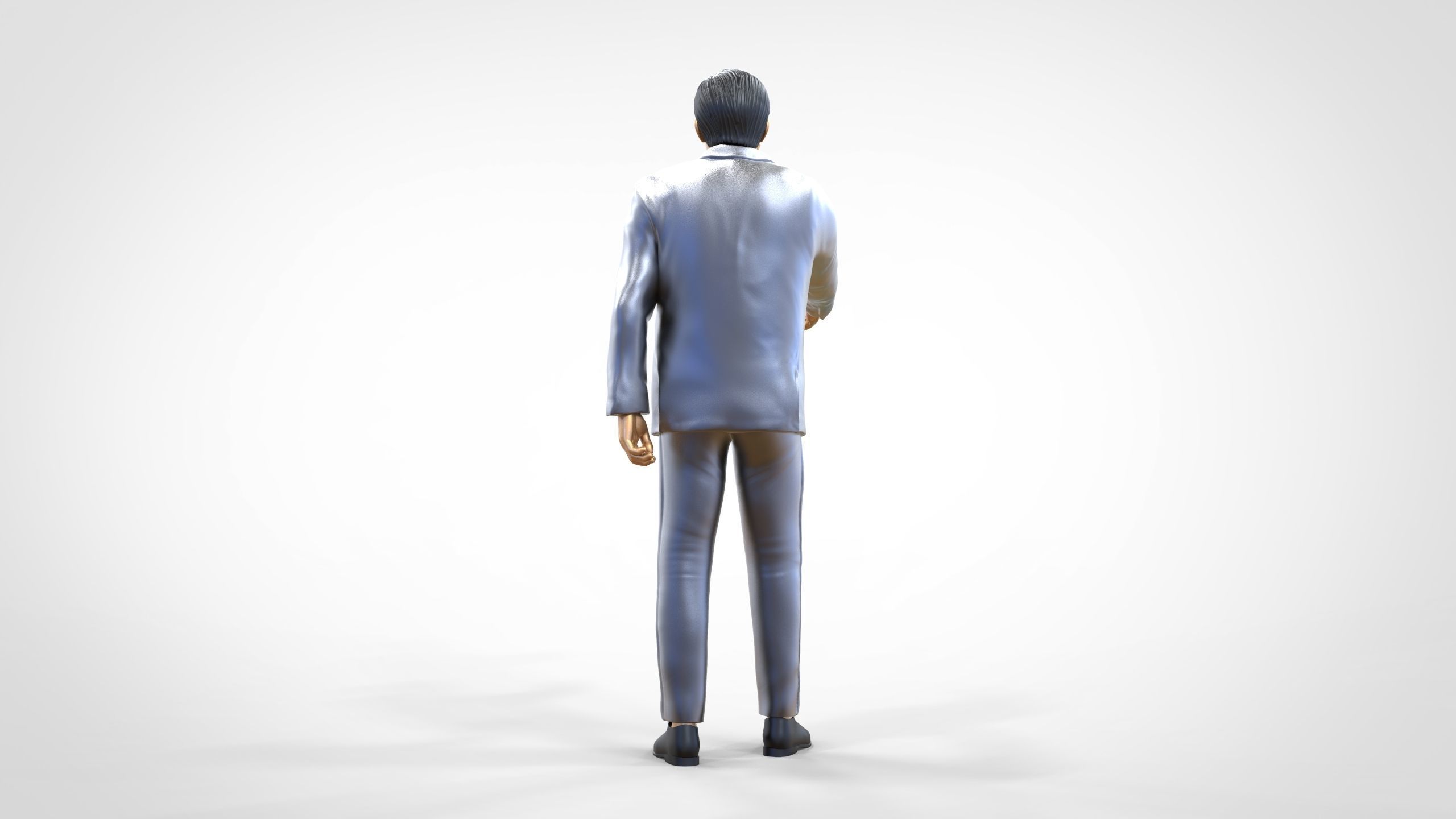 N1 Deal Person with suit 3D print model_4