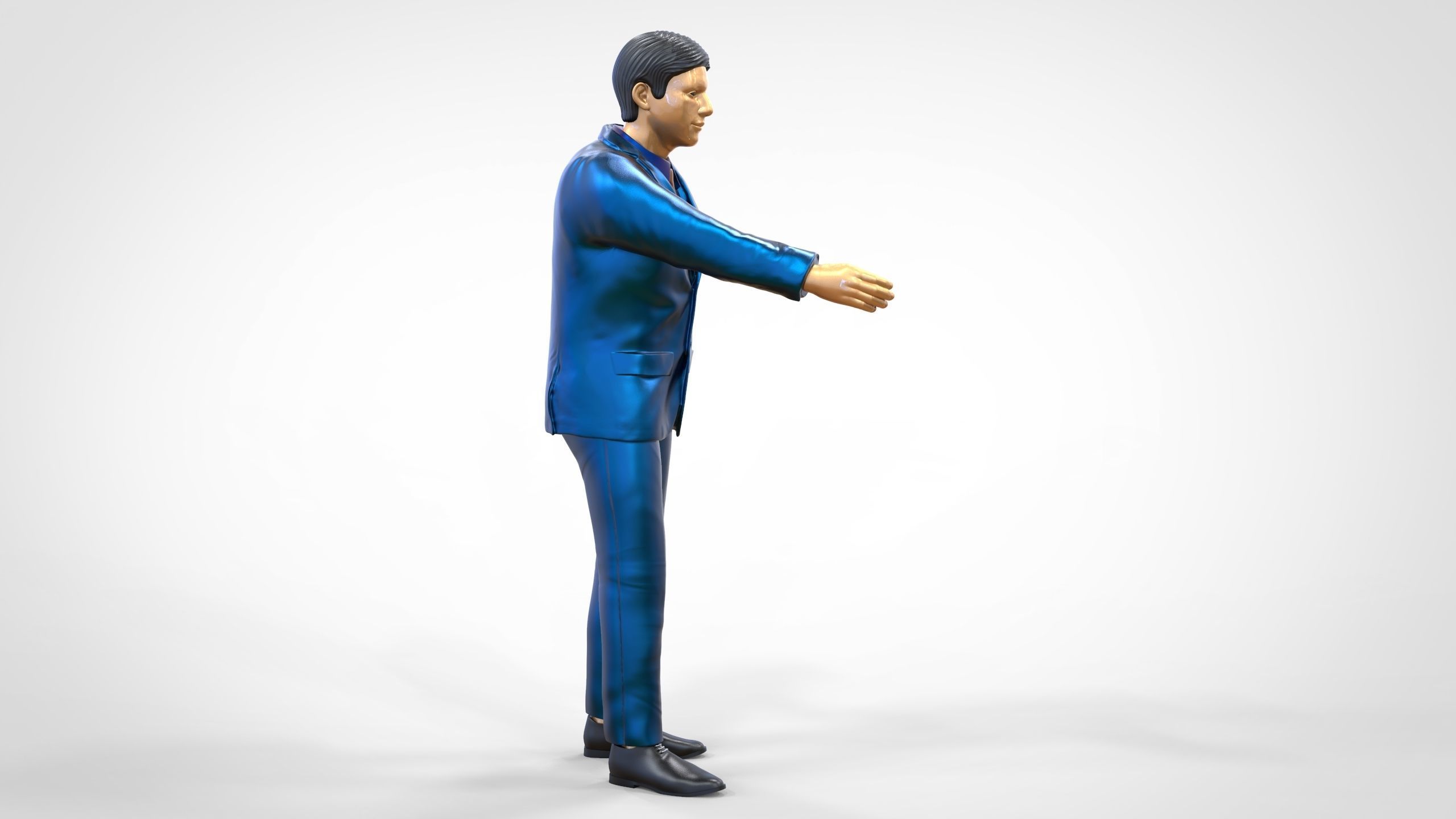 N1 Deal Person with suit 3D print model_31