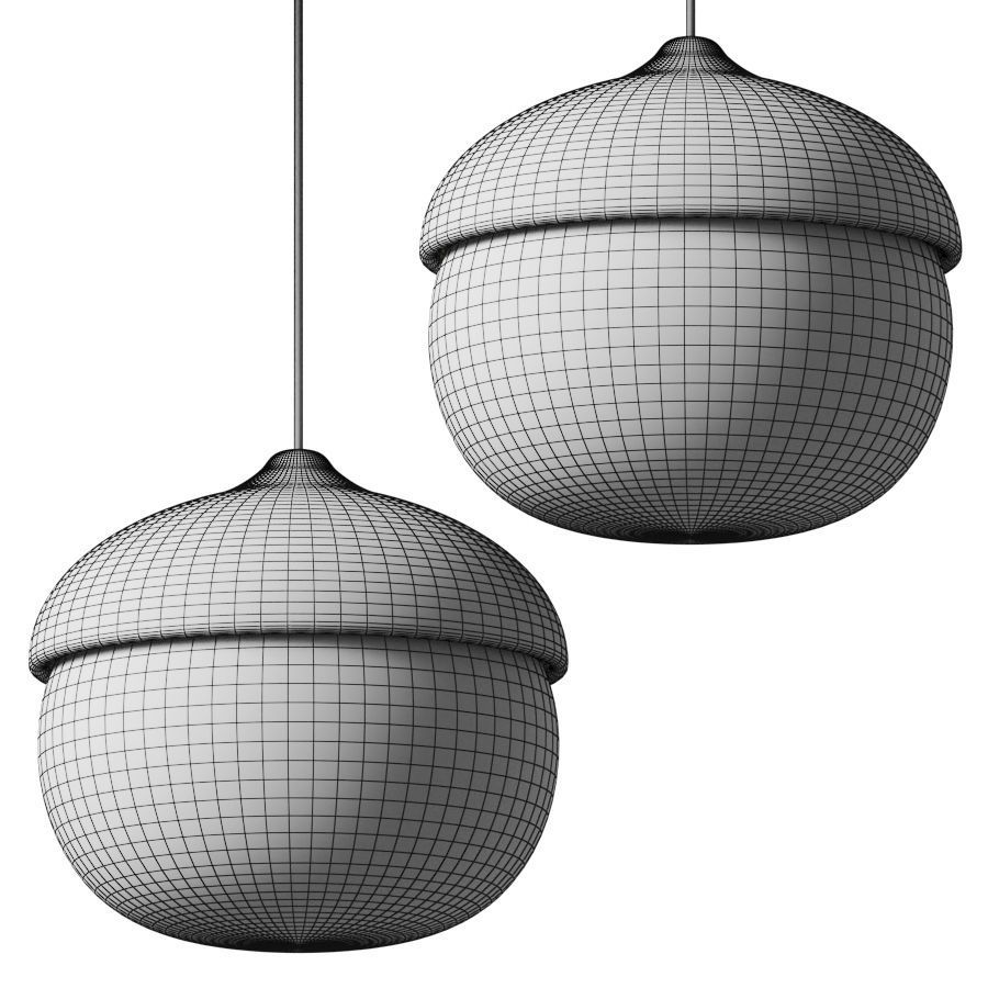 Terho Pendant - Large by Mater 3D model_2