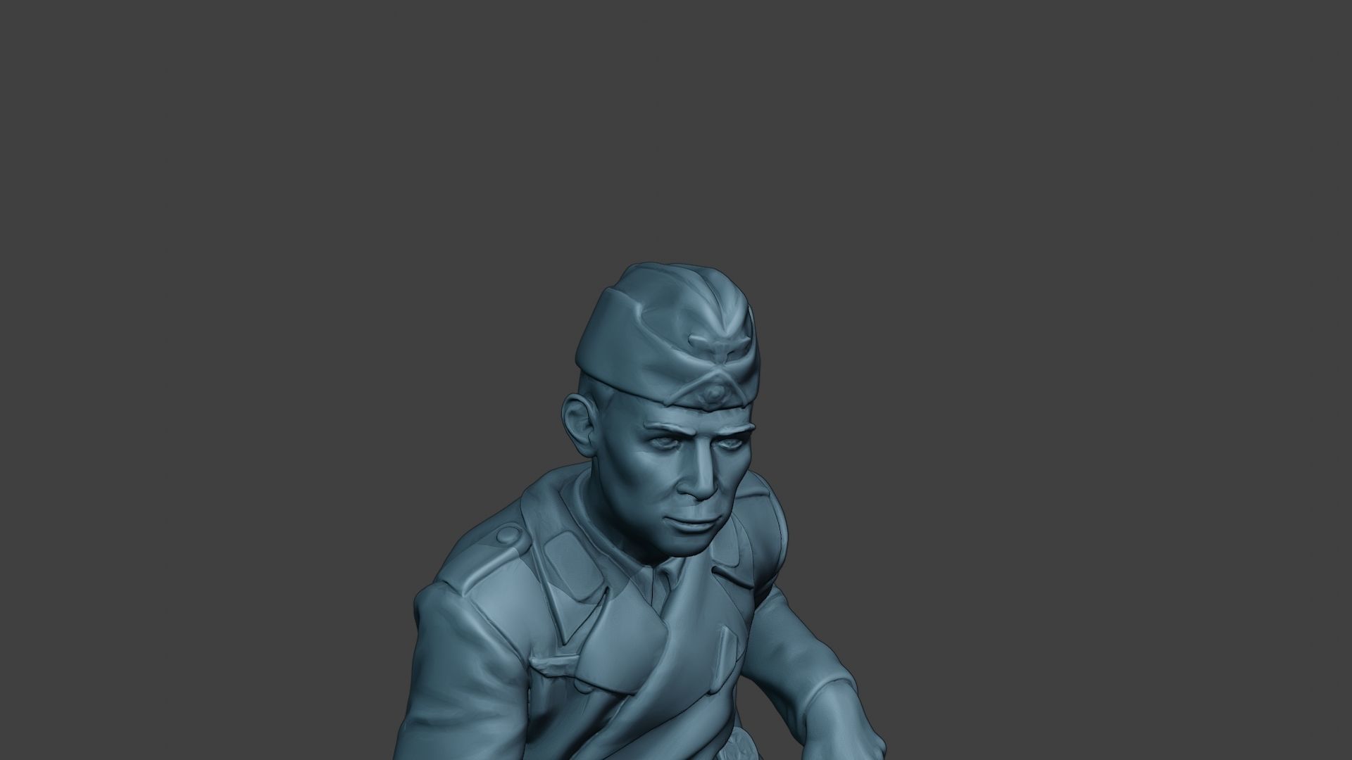 German Tank Crew unit ww2 Sit2 GTC1 3D print model_19
