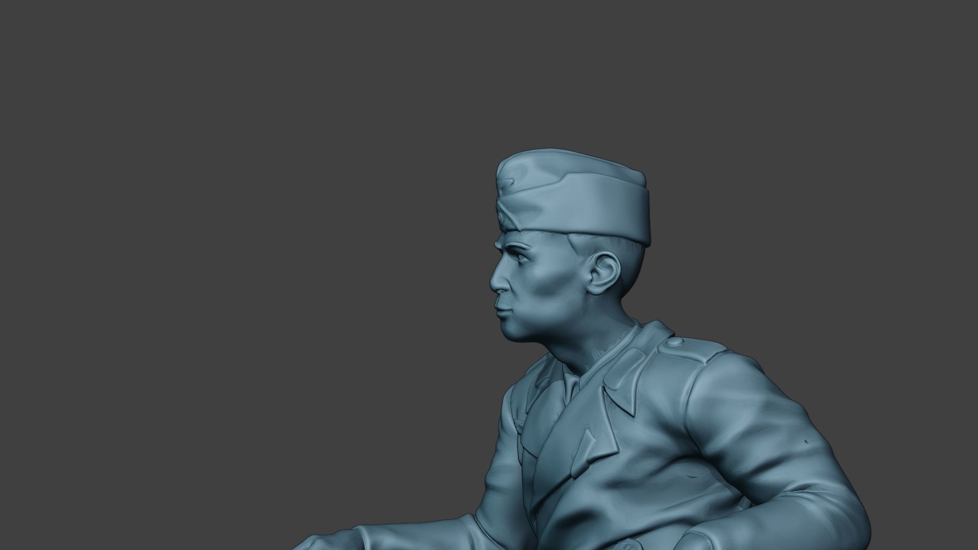 German Tank Crew unit ww2 Sit2 GTC1 3D print model_17