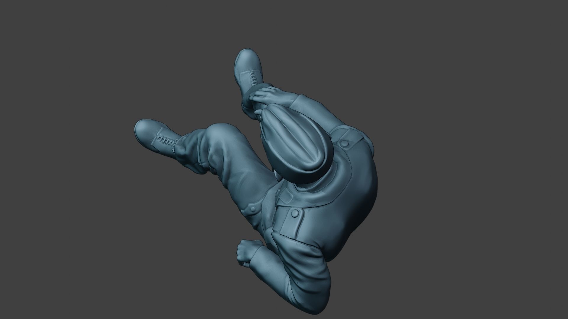 German Tank Crew unit ww2 Sit2 GTC1 3D print model_16