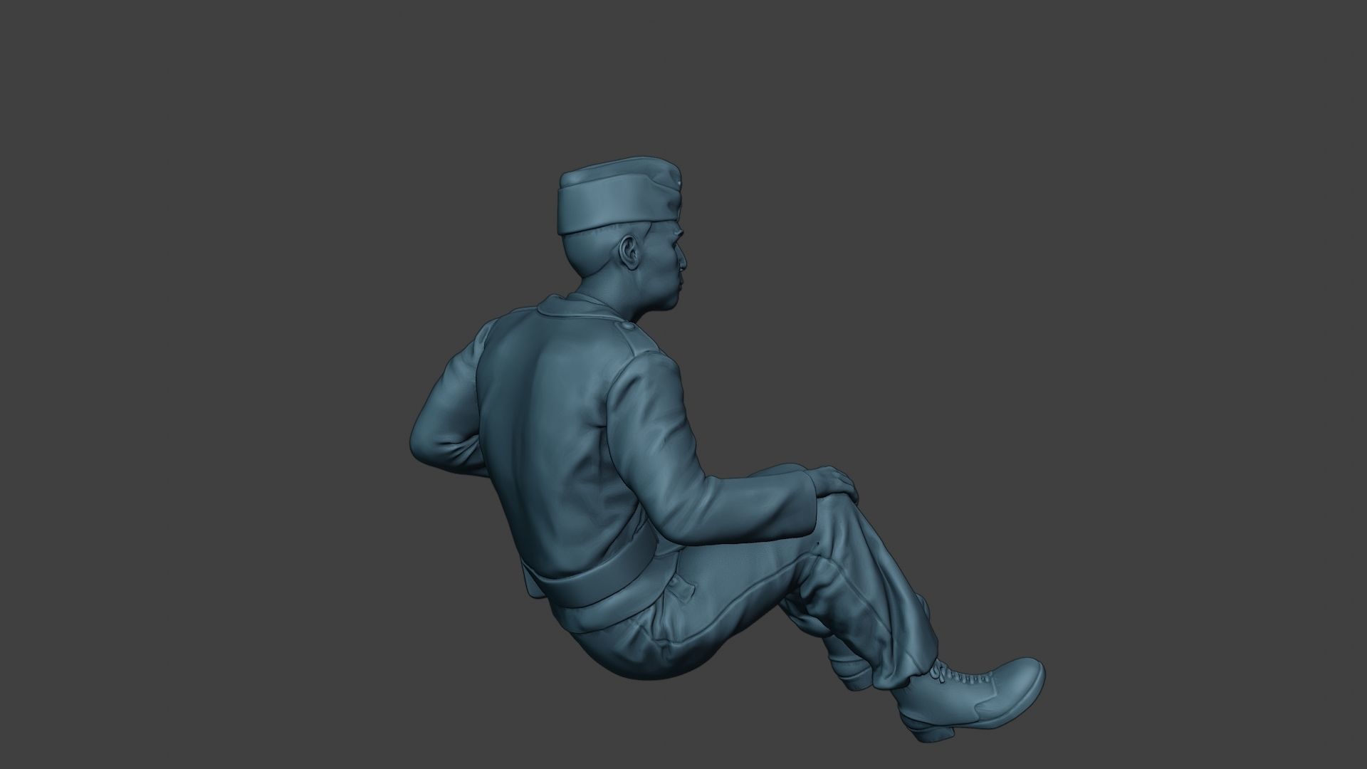 German Tank Crew unit ww2 Sit2 GTC1 3D print model_31