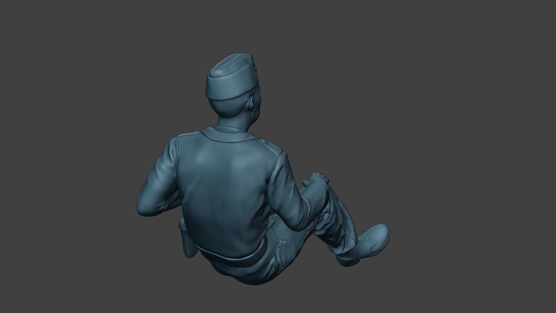 German Tank Crew unit ww2 Sit2 GTC1 3D print model_24