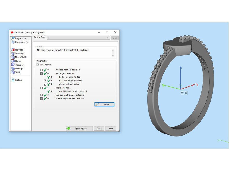Heart ring 2 3D print model_7