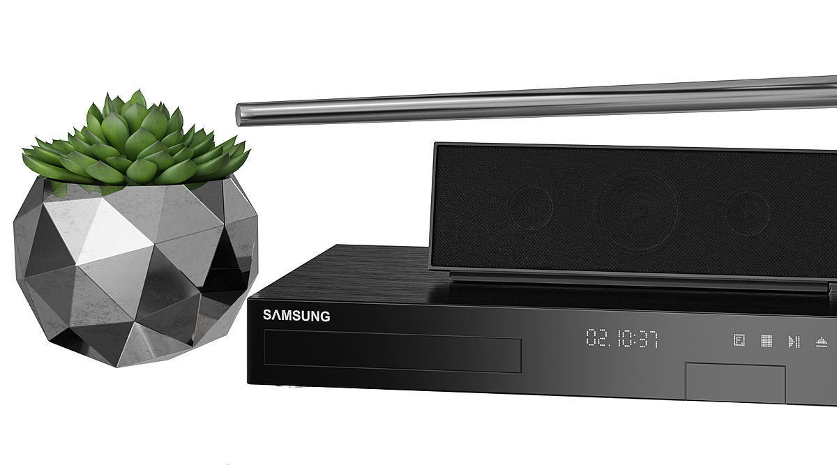 Living Room Silver BLENDER 3D Model Cycles 3D model_1