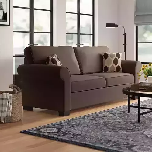 Marcellus Chenille Sofa Bed with Reversible Cushions