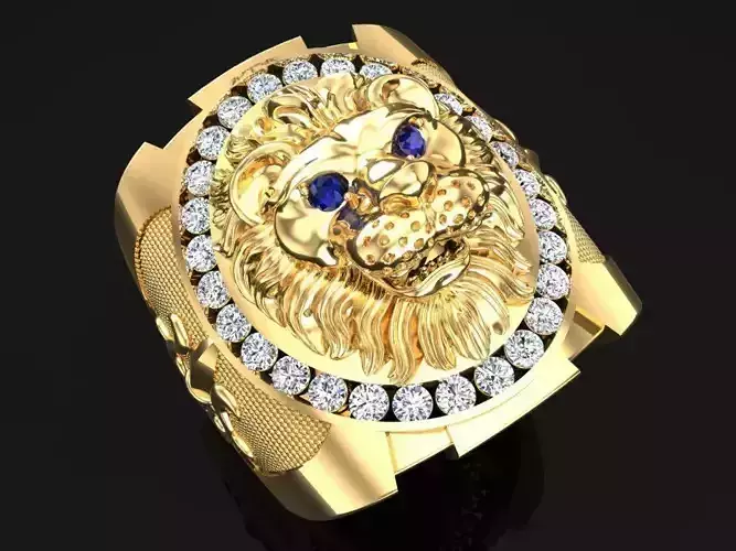 Lion Ring - Men ring