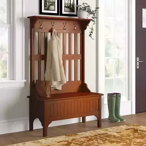 Cristiano Hall Tree with Bench