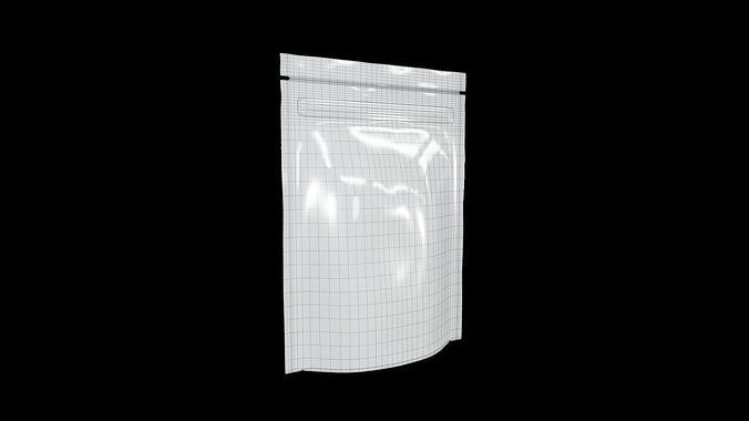 Doypack Pouch Mock Up - Tutorial Included  3D model 5