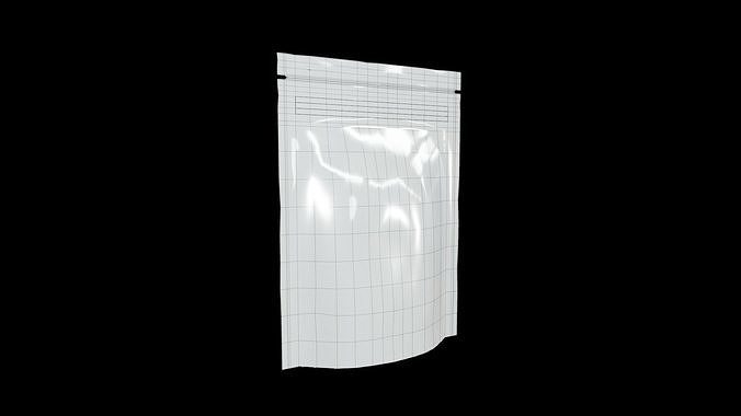Doypack Pouch Mock Up - Tutorial Included  3D model 4