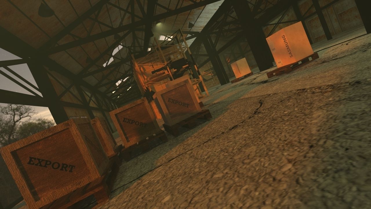 Abandoned Factory 3D model_2