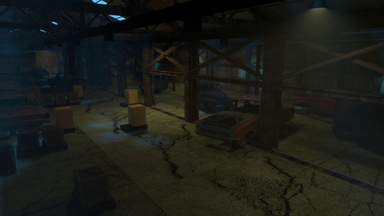 Abandoned Factory 3D model_7