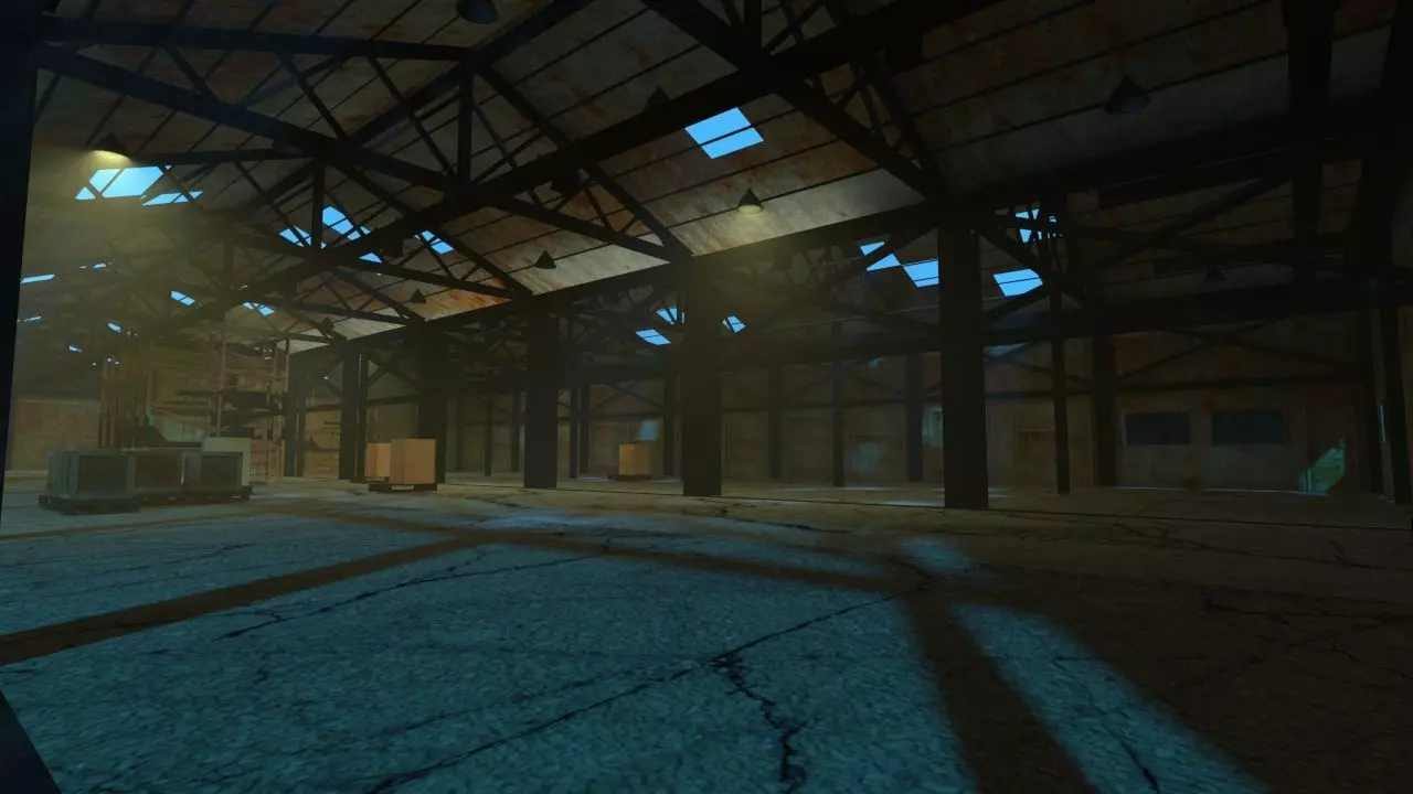 Abandoned Factory 3D model_0