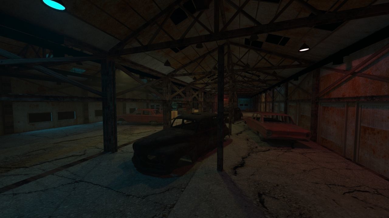 Abandoned Factory 3D model_1