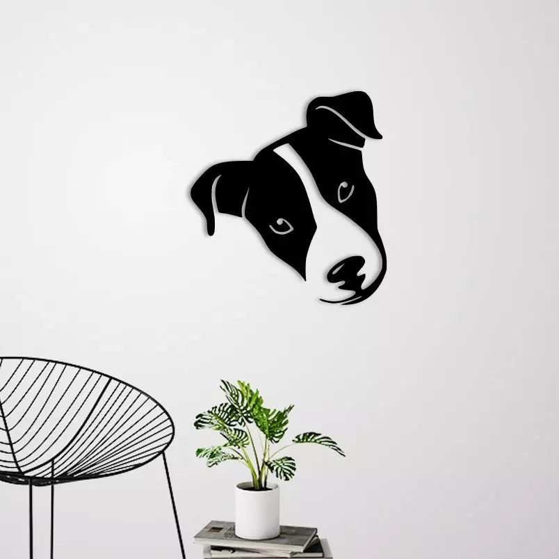 JACK RUSSELL TERRIER WALL DECORATION 3D print model_0
