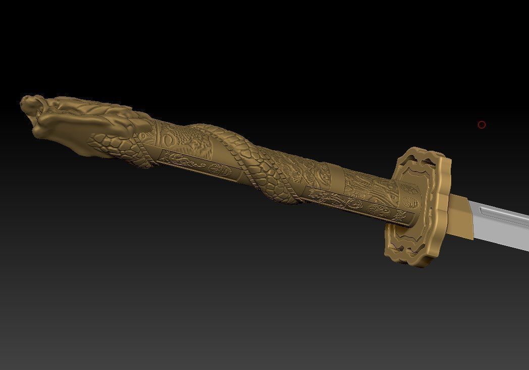 Highlander Katana 3D print model_6