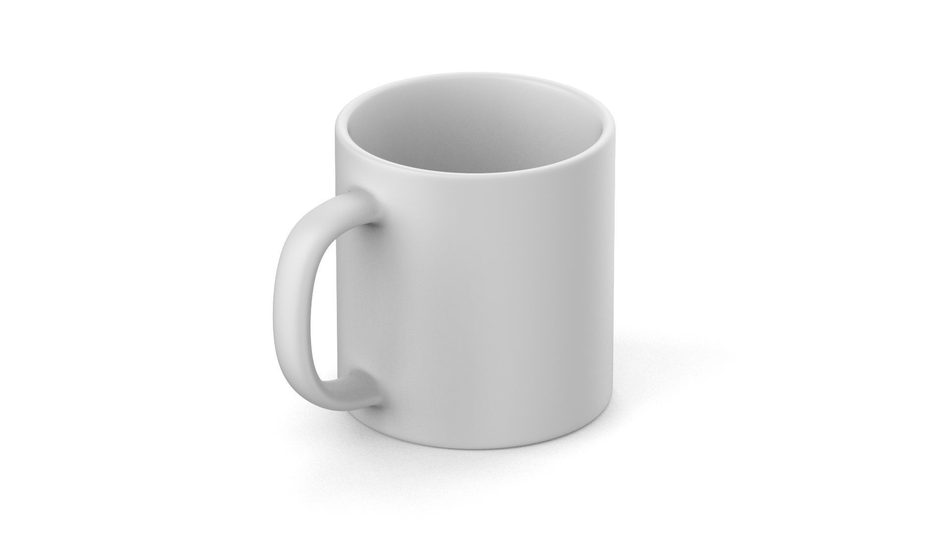 3D Mug coffee mockup Low-poly 3D model_2