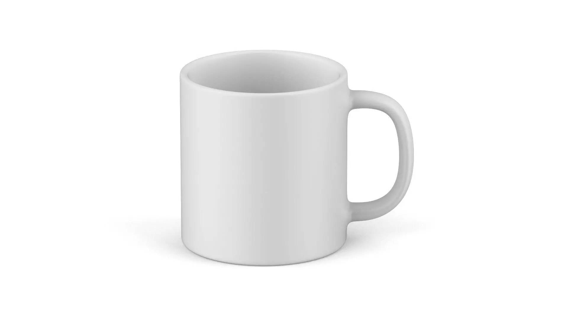 3D Mug coffee mockup Low-poly 3D model_0