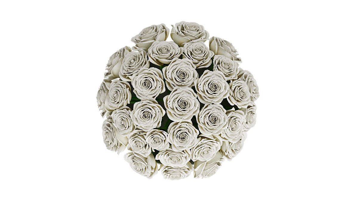 White Roses In Box BLENDER 3D Model Cycles 3D model_4
