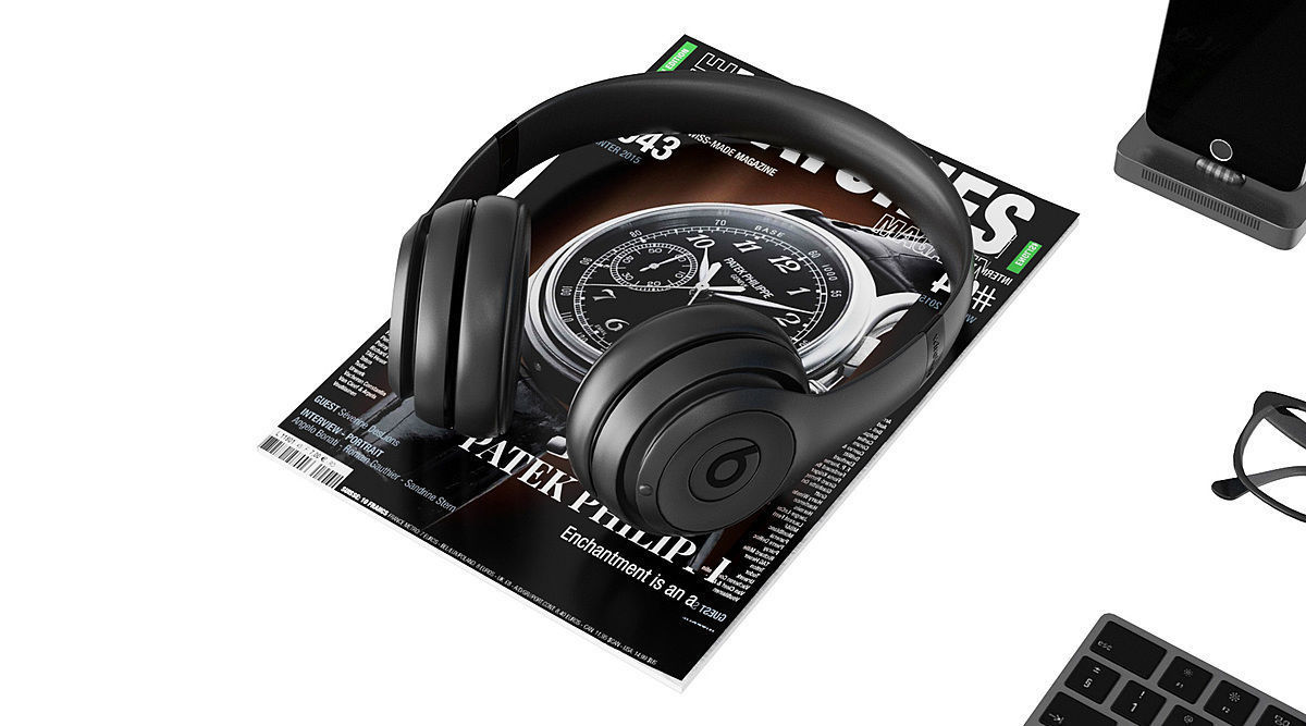 Workplace Space Gray Imac BLENDER 3D Model Cycles 3D model_3