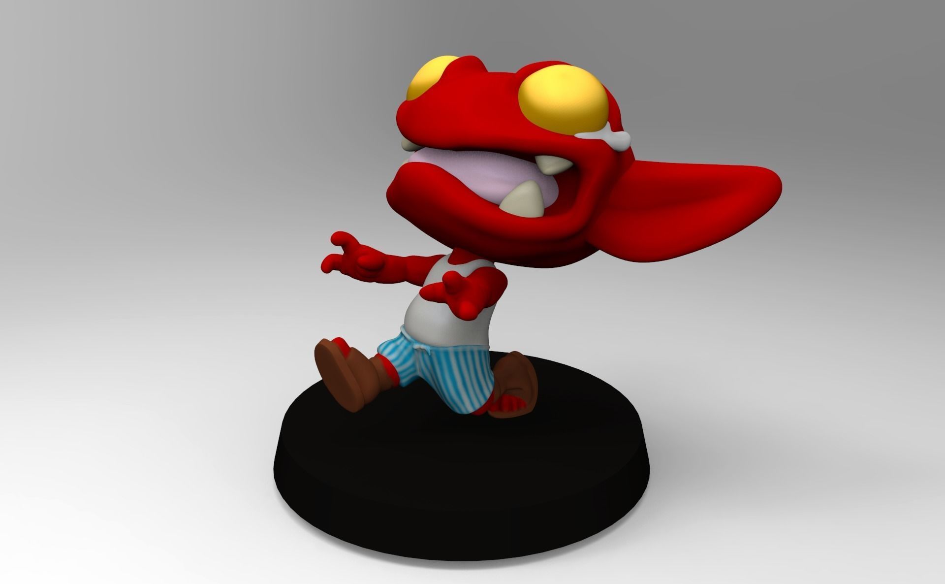 Chibi goblin horde 3D print model_4