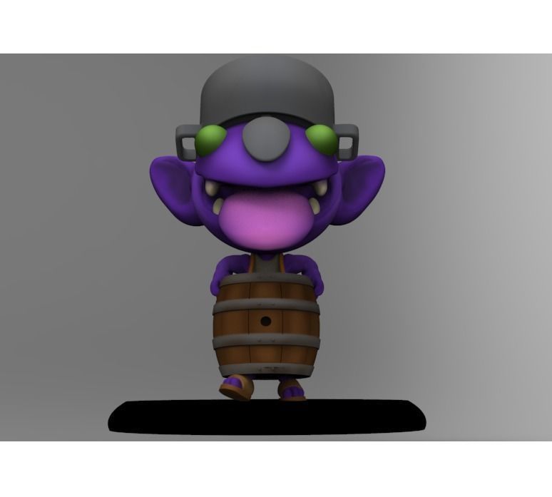 Chibi goblin horde 3D print model_5