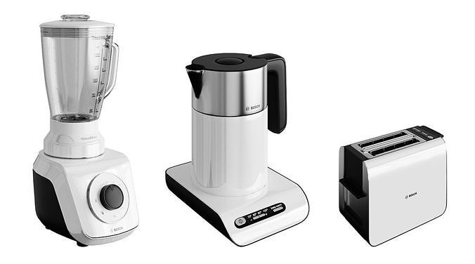 Bosch Small Kitchen Appliances White BLENDER 3D Model Cycles 3D model
