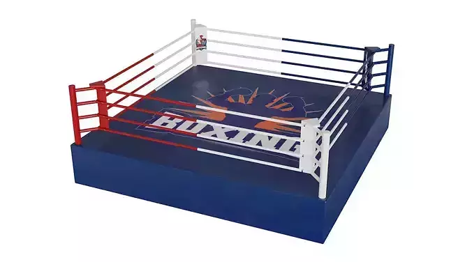 Boxing Ring BLENDER 3D Model Cycles