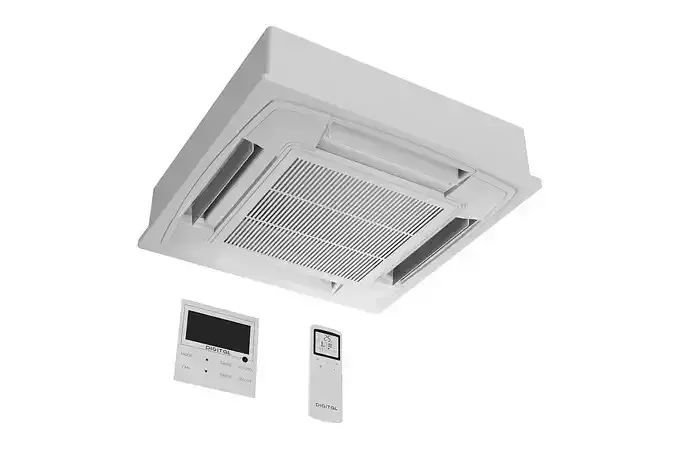 Cassette Air Conditioner BLENDER 3D Model Cycles