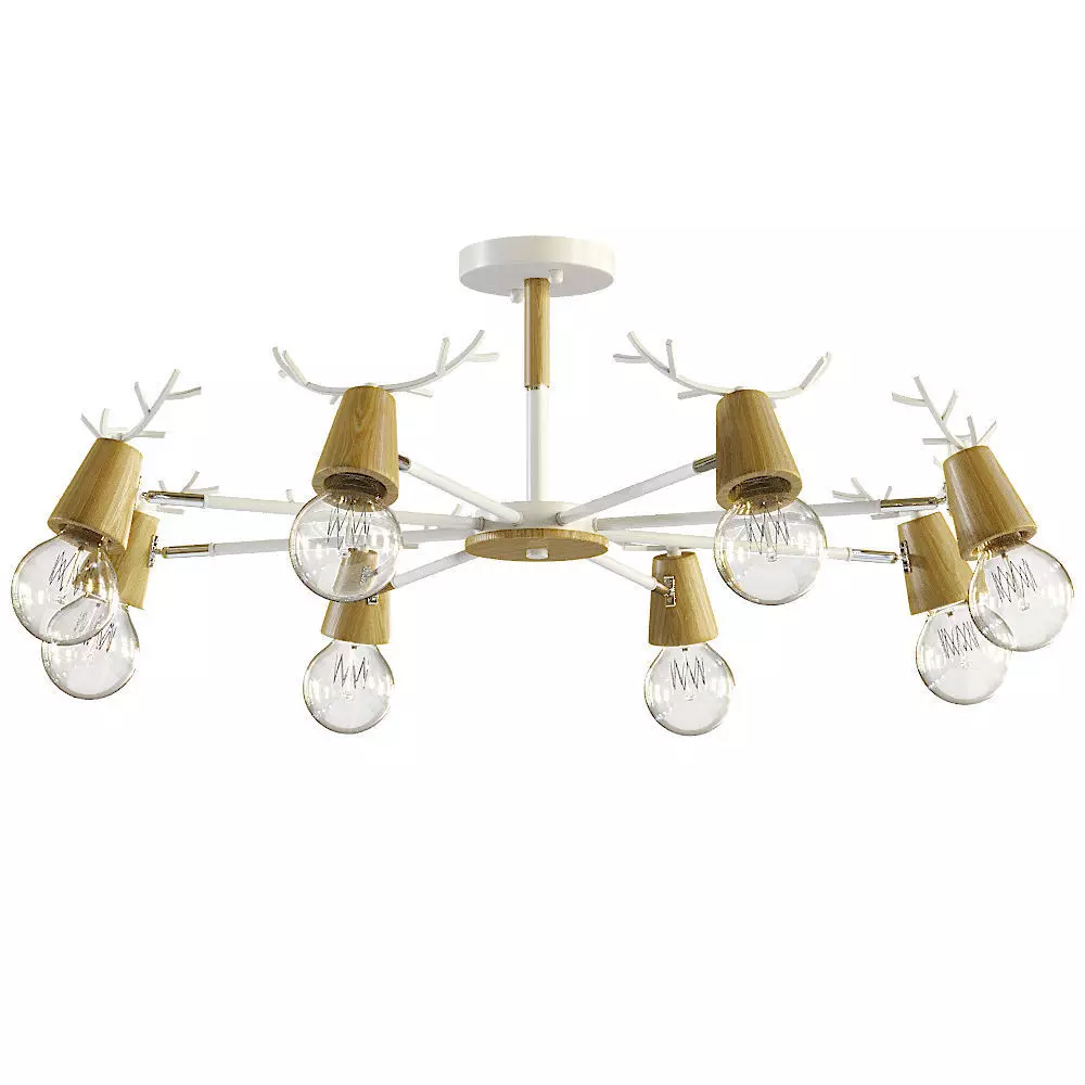 Hanging Lamp Sven White 3D model