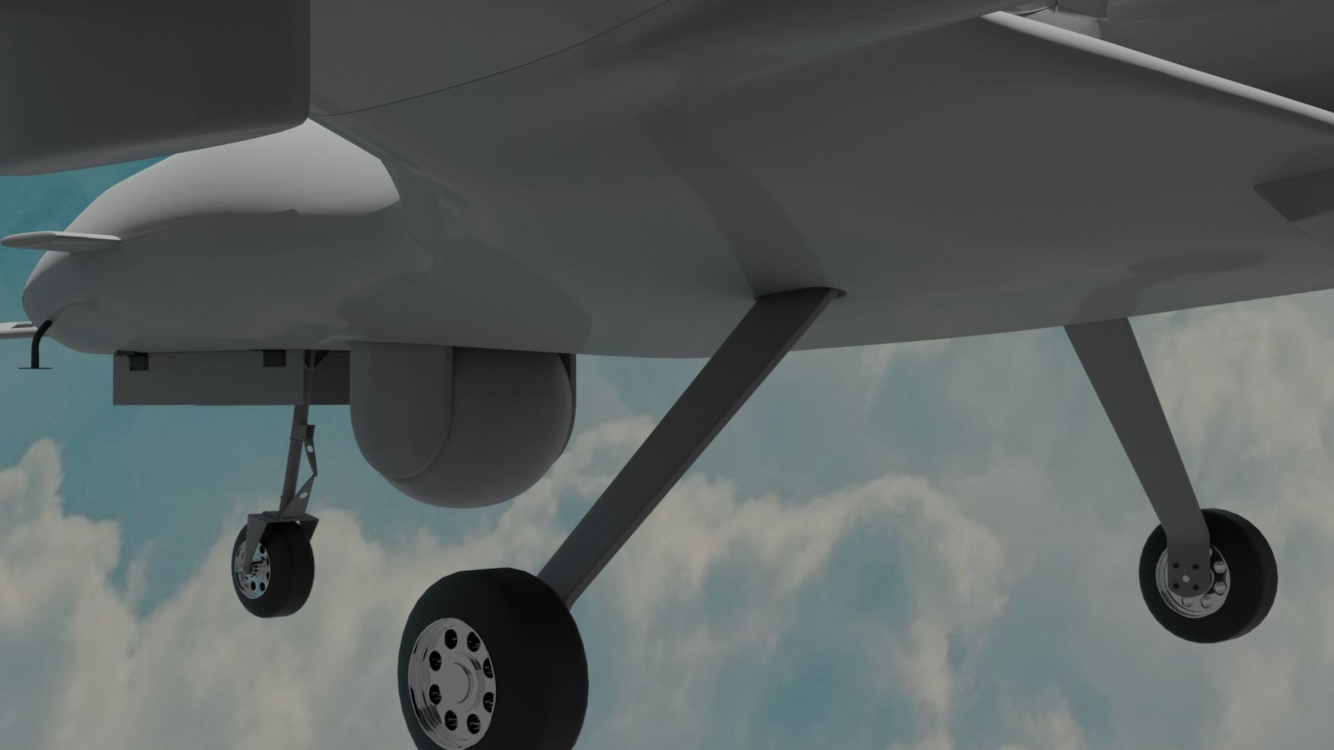 Bayraktar TB2 3D model_4