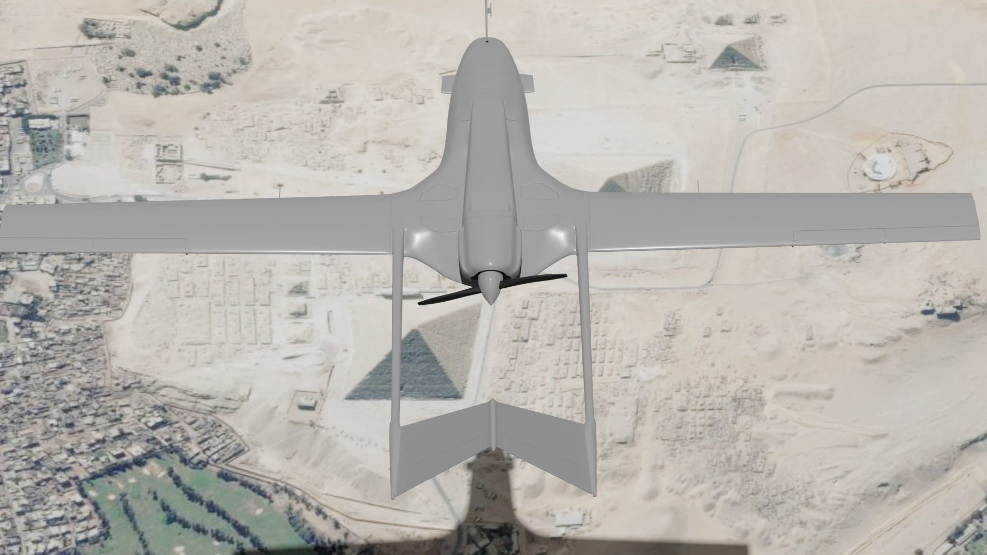 Bayraktar TB2 3D model_2